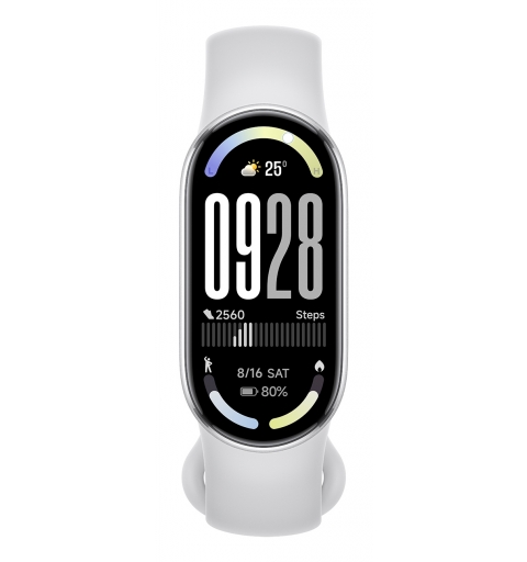 Xiaomi Band 10 AMOLED Bracelet connecté 4,37 cm (1.72") Argent