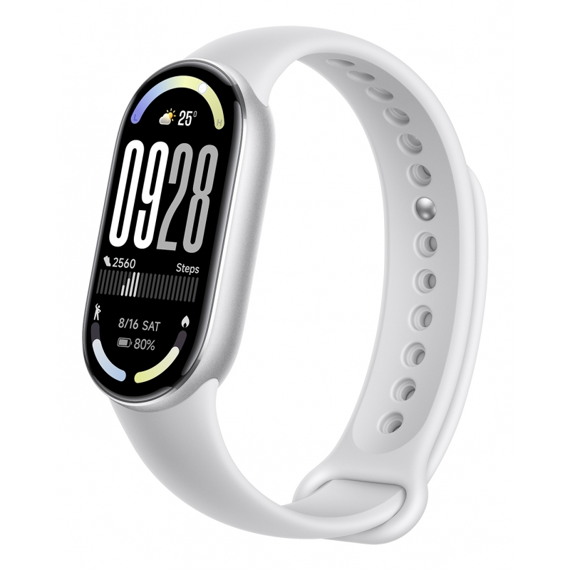 Xiaomi Band 10 AMOLED Bracelet connecté 4,37 cm (1.72") Argent