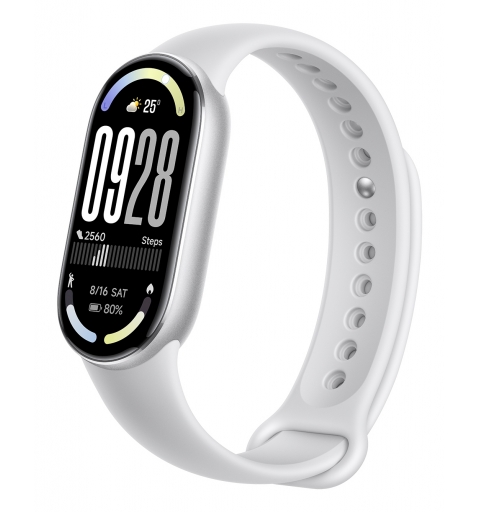 Xiaomi Band 10 AMOLED Bracelet connecté 4,37 cm (1.72") Argent