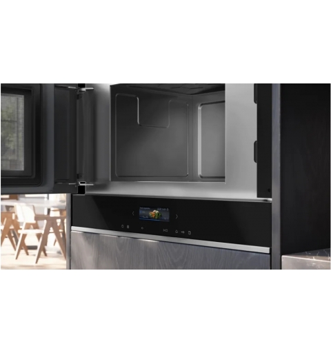 Siemens iQ700 BF722L1B1 microondas Negro Solo microondas Integrado 21 L 900 W