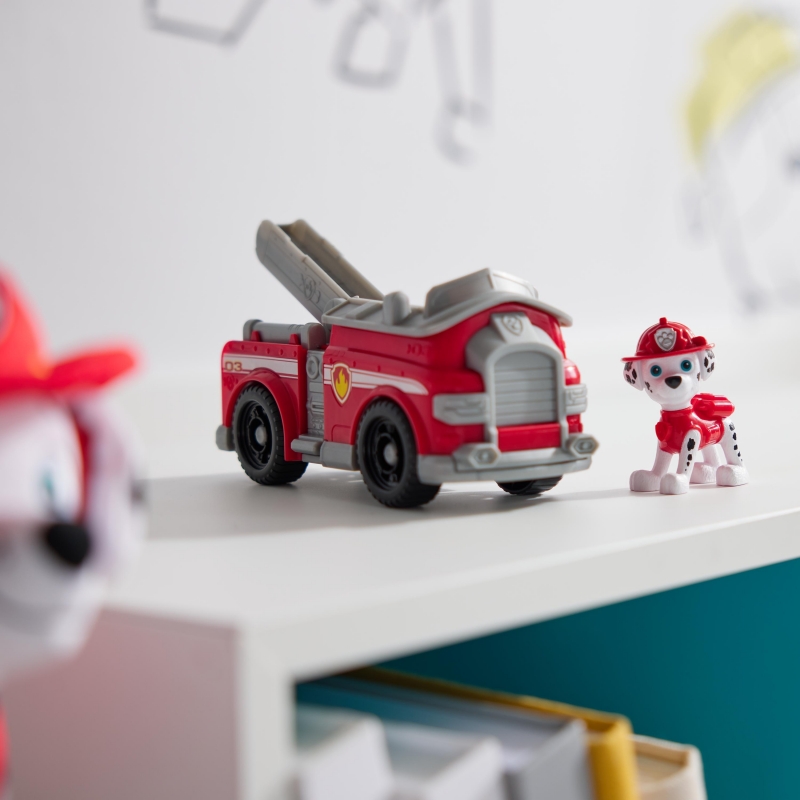 PAW Patrol - Pat Patrouille - Véhicule Figurine Marcus - Voiture Figurine À Collectionner - Pat Patrouille Véhicule - Plastique