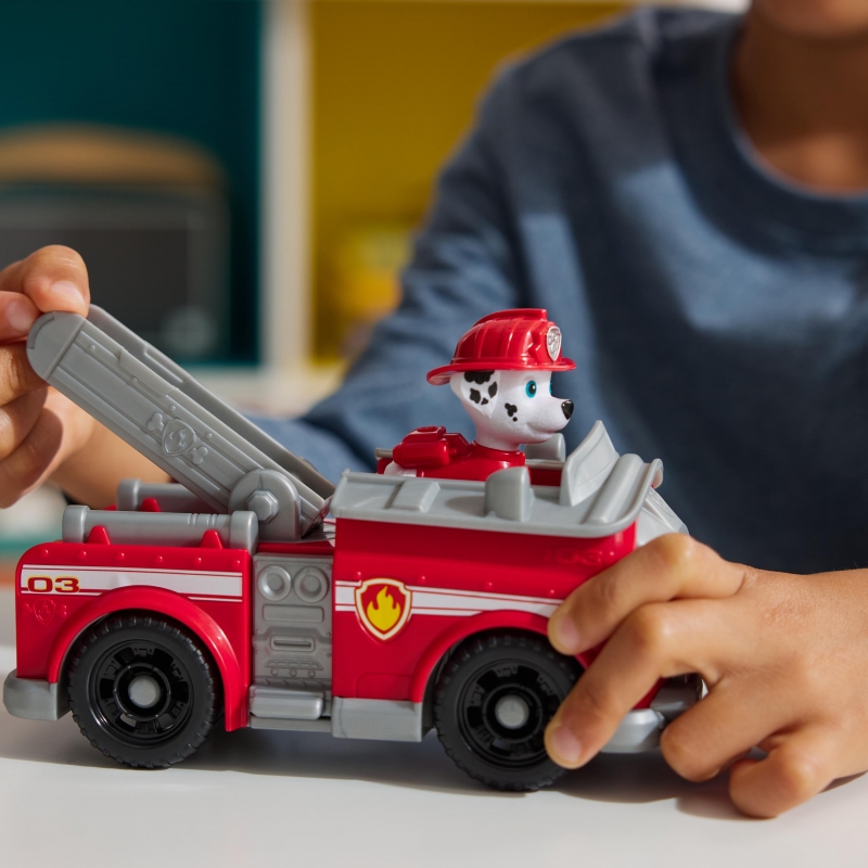 PAW Patrol , Camion dei Pompieri di Marshall, Veicolo e Personaggio Marshall, Giochi Bambini, 3+ anni