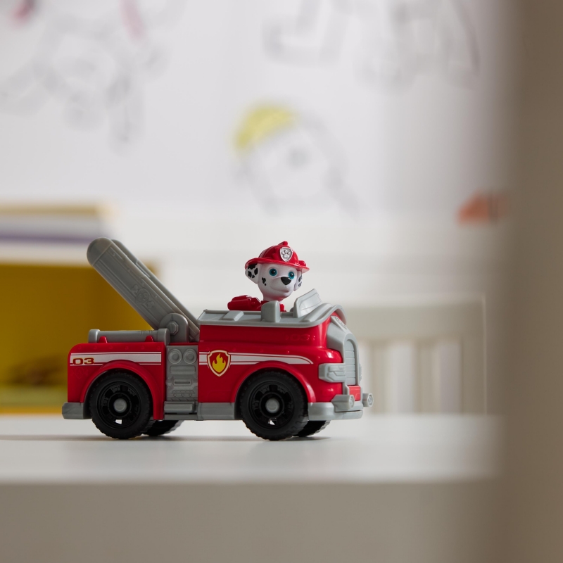 PAW Patrol - Pat Patrouille - Véhicule Figurine Marcus - Voiture Figurine À Collectionner - Pat Patrouille Véhicule - Plastique