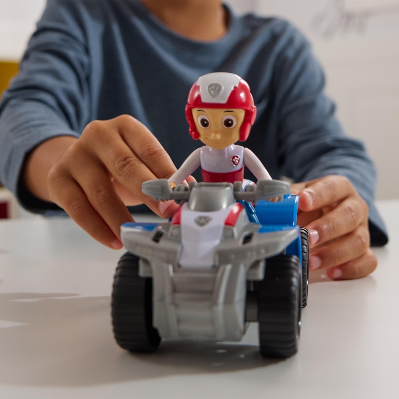 PAW Patrol , Rettungs-Quad mit Ryder Spielfigur (Sustainable Basic Vehicle Basis Fahrzeug)