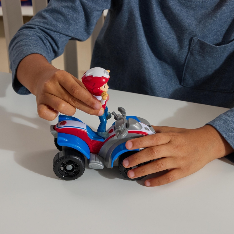 PAW Patrol , Rettungs-Quad mit Ryder Spielfigur (Sustainable Basic Vehicle Basis Fahrzeug)