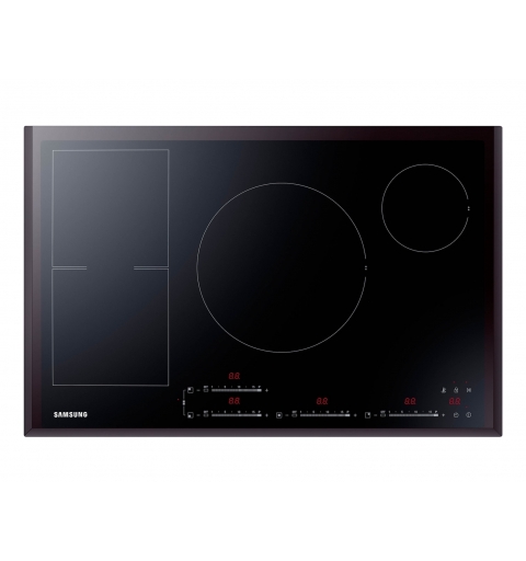 Samsung NZ84F7NC6AB Noir Intégré 80 cm Plaque avec zone à induction 4 zone(s)