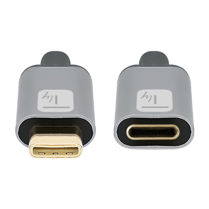 Techly Cavo prolunga USB 3.2 Gen 2 USB-C M F 1m Nero