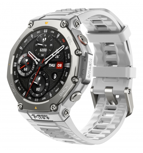 Amazfit T-Rex 3 3,81 cm (1.5") AMOLED Digital 480 x 480 Pixel Touchscreen Edelstahl GPS