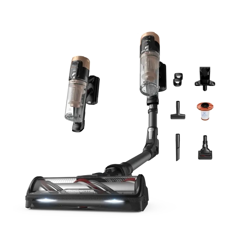 Rowenta X-Force Flex 14.80 RH9B74WO aspiradora de pie y escoba eléctrica Aspiradora escoba 2 en 1 Batería Secar Sin bolsa 0,6 L