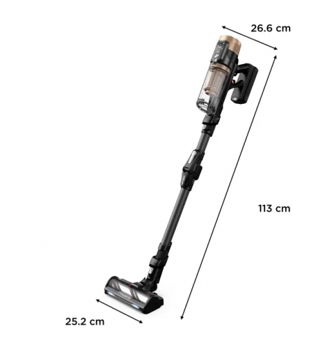 Rowenta X-Force Flex 14.80 RH9B74WO aspiradora de pie y escoba eléctrica Aspiradora escoba 2 en 1 Batería Secar Sin bolsa 0,6 L