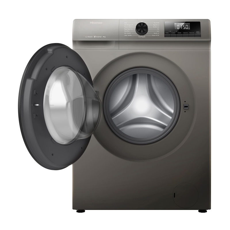 Hisense WF1Q8041BT Waschmaschine Frontlader 8 kg 1400 RPM Grau