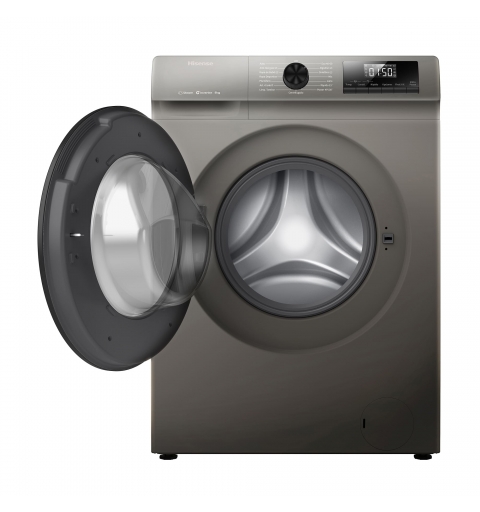 Hisense WF1Q8041BT lavatrice Caricamento frontale 8 kg 1400 Giri min Grigio