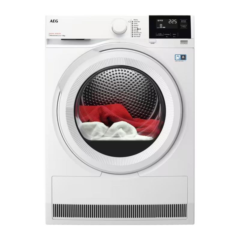 AEG Series 8000 TR8GK82W asciugatrice Libera installazione Caricamento frontale 8 kg Bianco