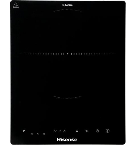 Hisense HIC2000Y hob Black Countertop 28 cm Zone induction hob 1 zone(s)