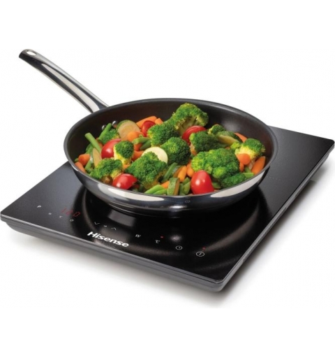 Hisense HIC2000Y hob Black Countertop 28 cm Zone induction hob 1 zone(s)