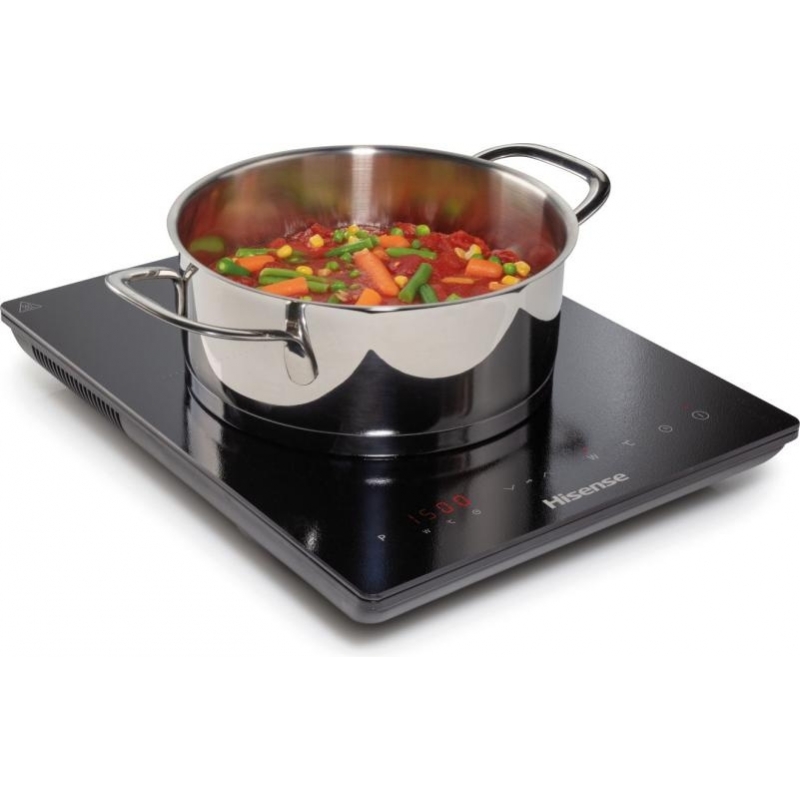 Hisense HIC2000Y hob Black Countertop 28 cm Zone induction hob 1 zone(s)
