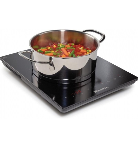 Hisense HIC2000Y hob Black Countertop 28 cm Zone induction hob 1 zone(s)