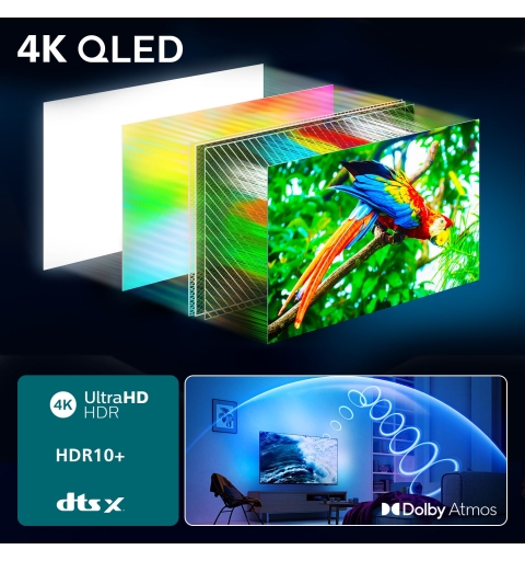 Philips Ambilight TV 43PUS8510 4K UHD QLED 108cm 43" Smart TV Dolby Atmos Titan OS