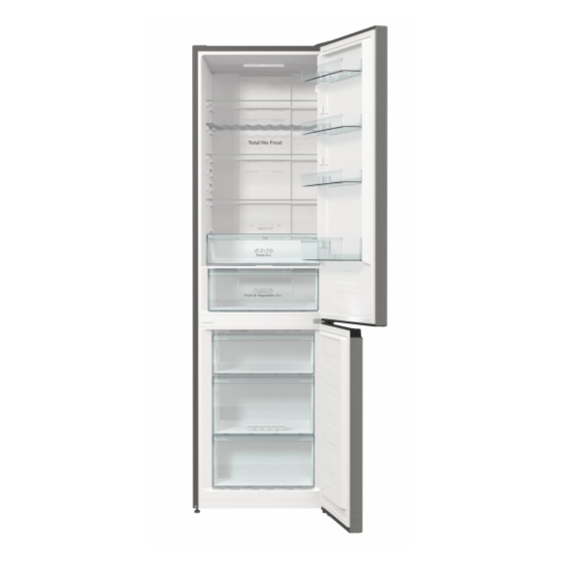 Hisense RB434N4BCB réfrigérateur-congélateur Pose libre 331 L B Gris, Acier inoxydable