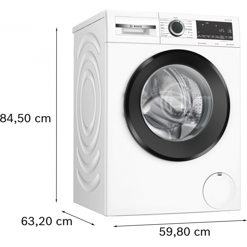 Bosch Serie 6 WGG254Z9II Waschmaschine Frontlader 10 kg 1400 RPM Weiß