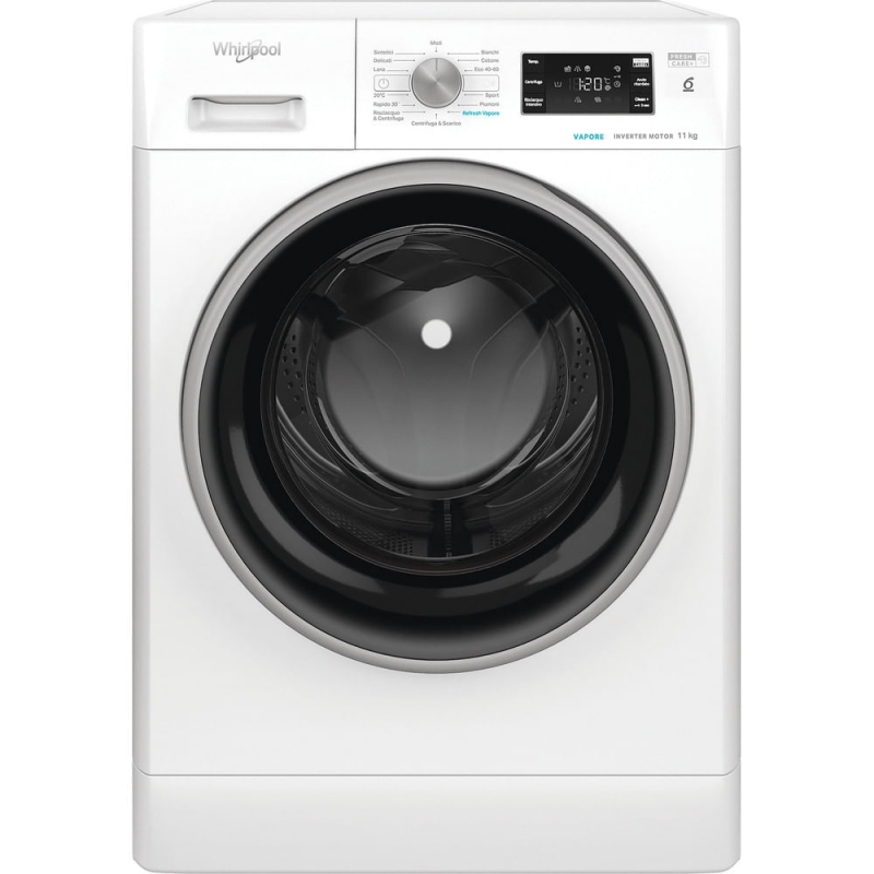 Whirlpool FFB 1148 BSV IT lavadora Carga frontal 11 kg 1400 RPM Blanco