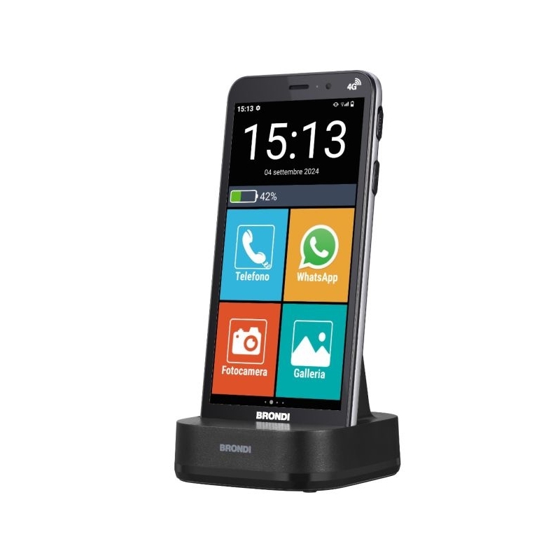 Brondi AMICO VERO 4G 14,5 cm (5.7") Dual-SIM Android 14 3 GB 32 GB 2800 mAh Schwarz