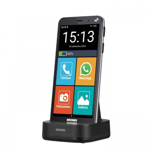 Brondi AMICO VERO 4G 14,5 cm (5.7") Dual-SIM Android 14 3 GB 32 GB 2800 mAh Schwarz
