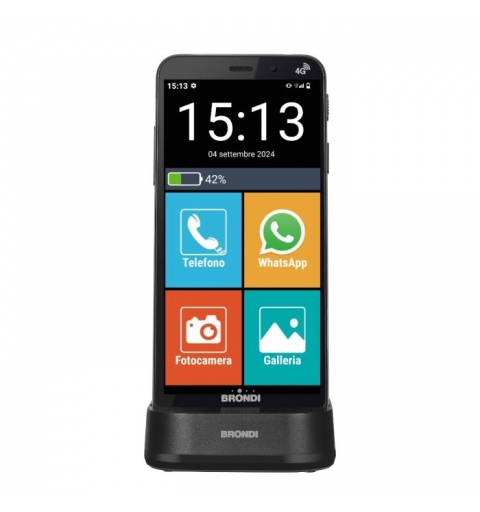 Brondi AMICO VERO 4G 14,5 cm (5.7") Dual-SIM Android 14 3 GB 32 GB 2800 mAh Schwarz