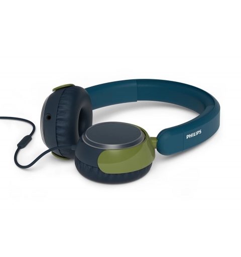 Philips TAK2000CT 00 cuffia e auricolare Cuffie Cablato A Padiglione Musica e Chiamate USB tipo-C Blu, Verde, Grigio