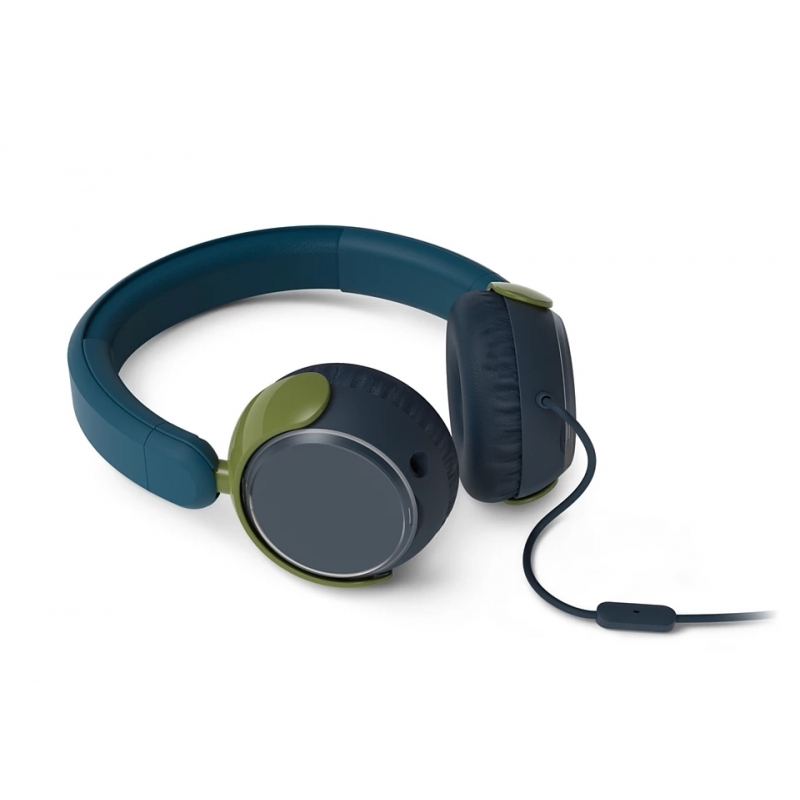 Philips TAK2000CT 00 cuffia e auricolare Cuffie Cablato A Padiglione Musica e Chiamate USB tipo-C Blu, Verde, Grigio