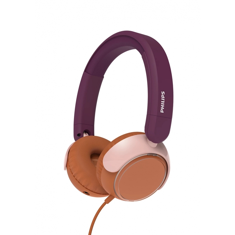 Philips TAK2000MP 00 cuffia e auricolare Cuffie Cablato A Padiglione Musica e Chiamate USB tipo-C Arancione, Viola, Rosa