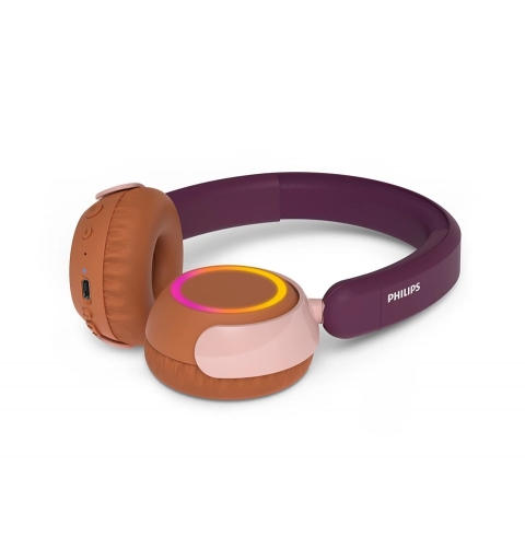 Philips TAK4200MP 00 Kopfhörer & Headset Kabellos Kopfband Anrufe Musik Bluetooth Orange, Violett, Rose