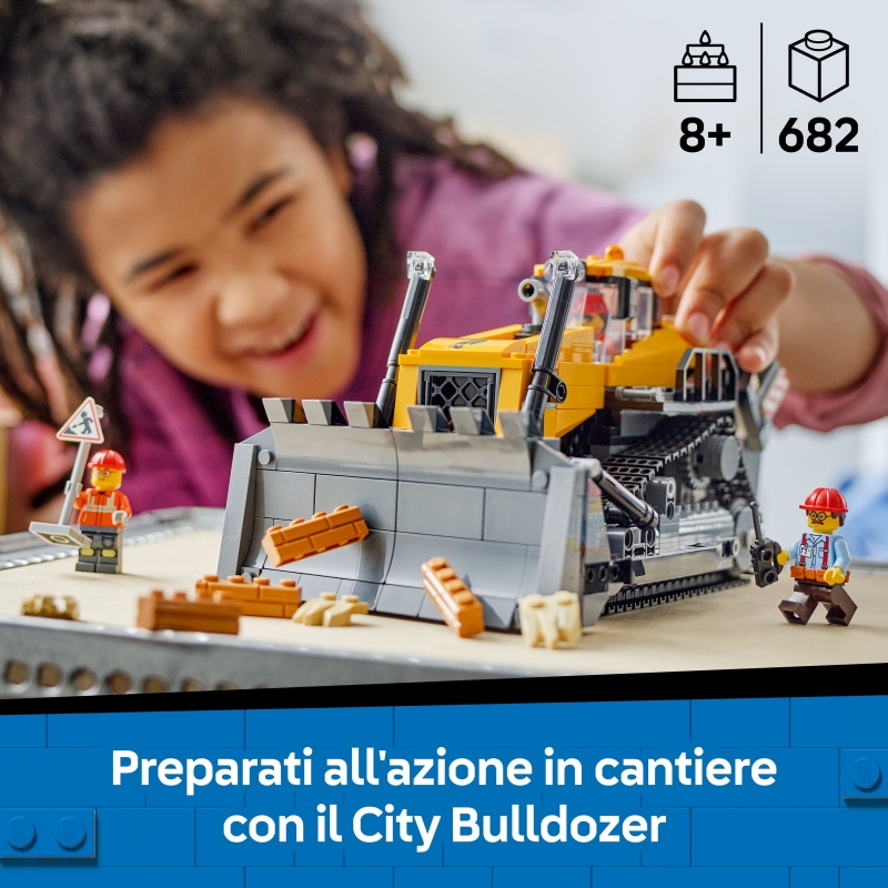 LEGO Yellow Bulldozer