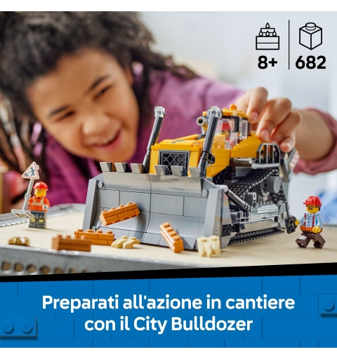 LEGO Yellow Bulldozer