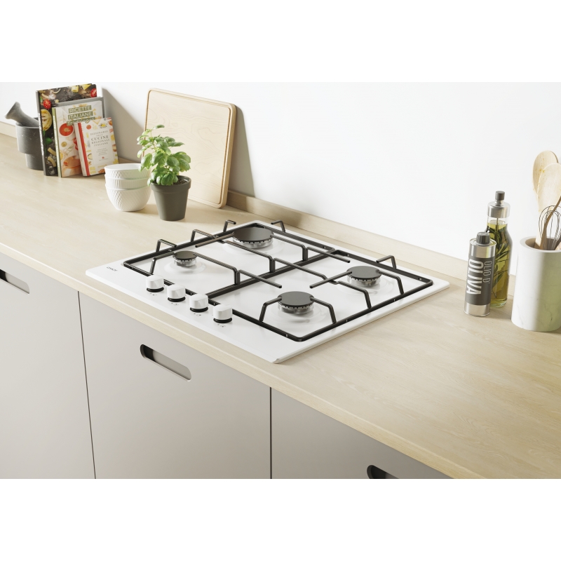 Candy Idea CHW6BRWW Bianco Da incasso 60 cm Gas 4 Fornello(i)