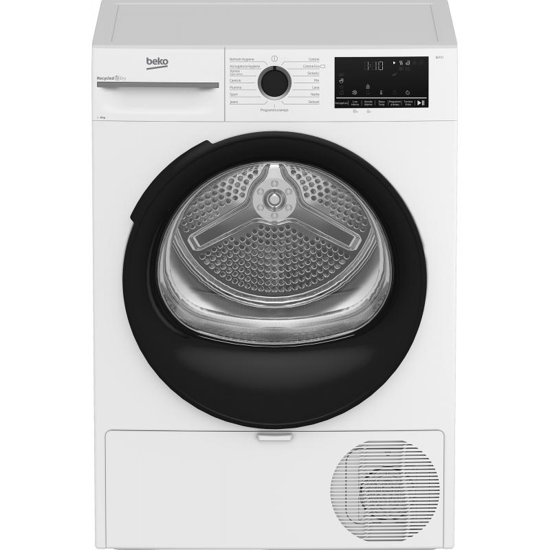 Beko MWBMT481BI Asciugatrice 8kg, Classe A+++