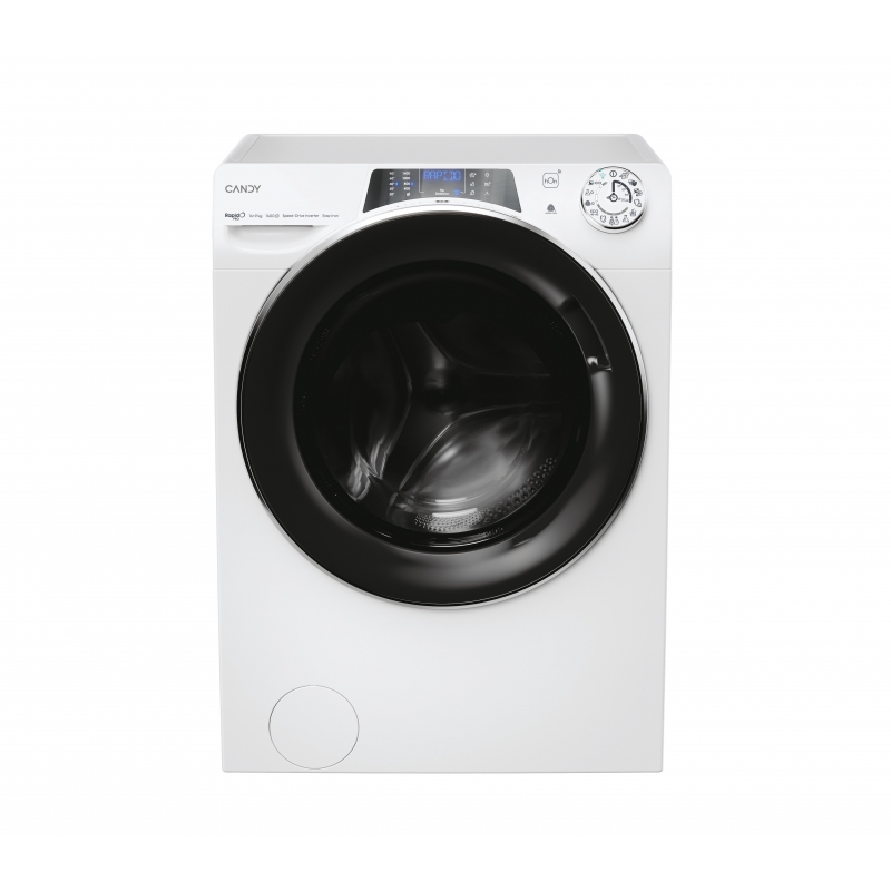 Candy RapidÓ PRO RPW41496BWMBC-S machine à laver avec sèche linge Pose libre Charge avant Blanc F
