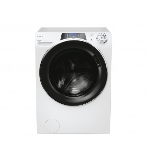 Candy RapidÓ PRO RPW41496BWMBC-S machine à laver avec sèche linge Pose libre Charge avant Blanc F