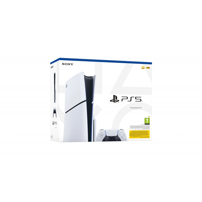 Sony PlayStation 5 Slim 1,02 TB Wi-Fi Nero, Bianco