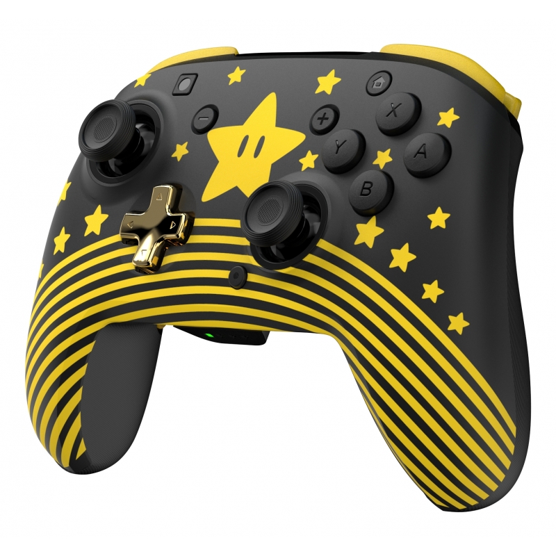 Turtle Beach Rematch Black, Gold, Yellow Bluetooth Gamepad Nintendo Switch, Nintendo Switch Lite, Nintendo Switch OLED