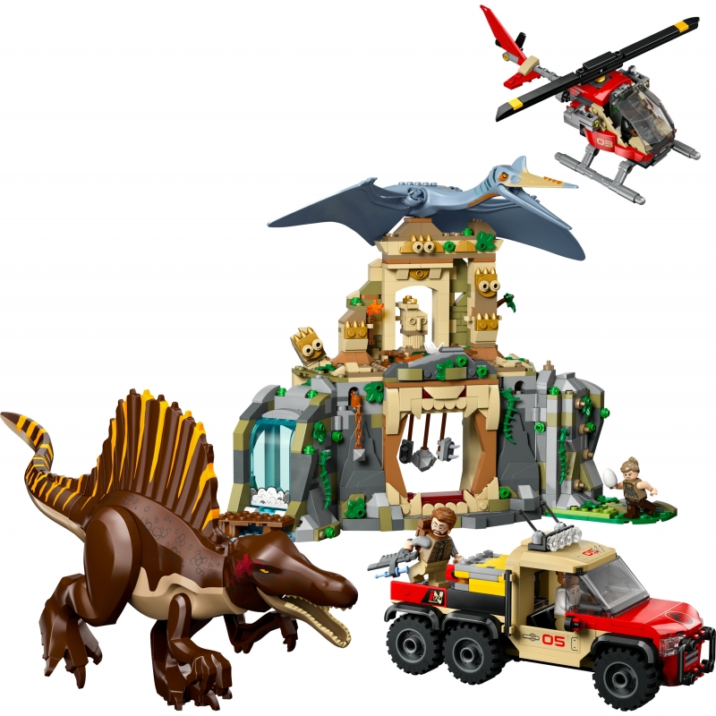 LEGO Misión Aérea Spinosaurus y Quetzalcoatlus