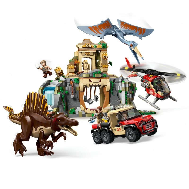 LEGO Misión Aérea Spinosaurus y Quetzalcoatlus