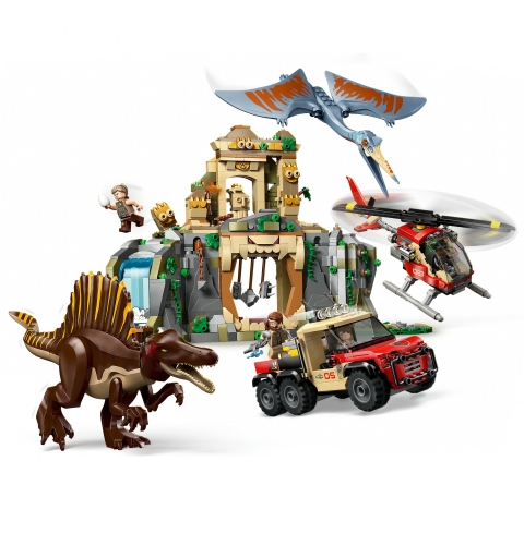 LEGO Misión Aérea Spinosaurus y Quetzalcoatlus