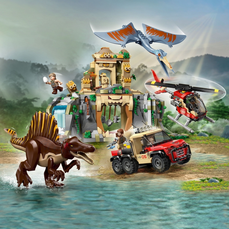 LEGO Misión Aérea Spinosaurus y Quetzalcoatlus
