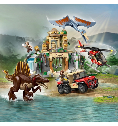 LEGO Misión Aérea Spinosaurus y Quetzalcoatlus