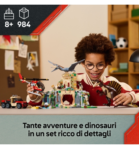 LEGO Misión Aérea Spinosaurus y Quetzalcoatlus