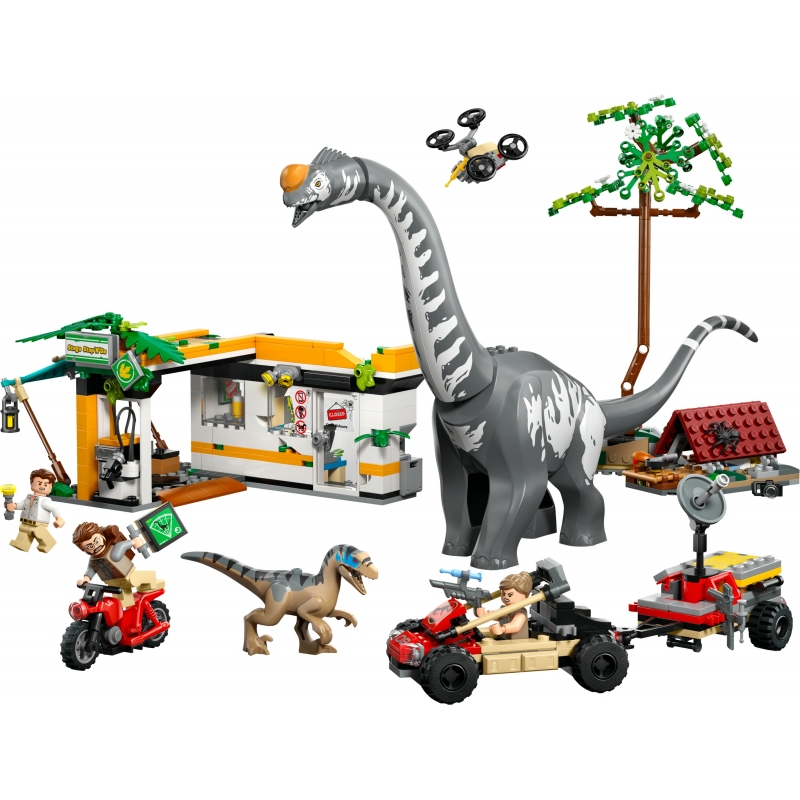 LEGO Misión de Seguimiento Raptor y Titanosaurus