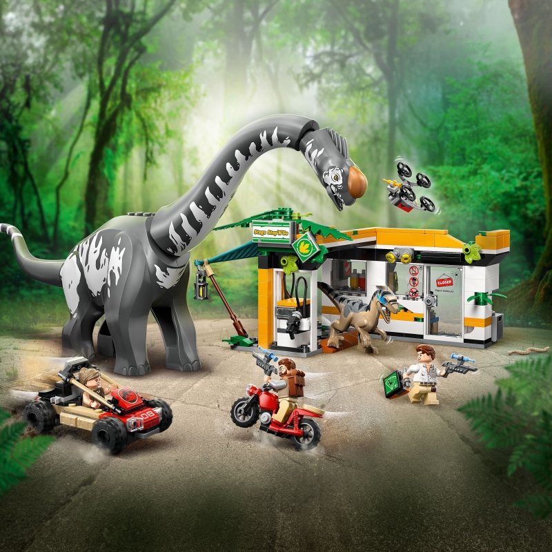 LEGO Misión de Seguimiento Raptor y Titanosaurus