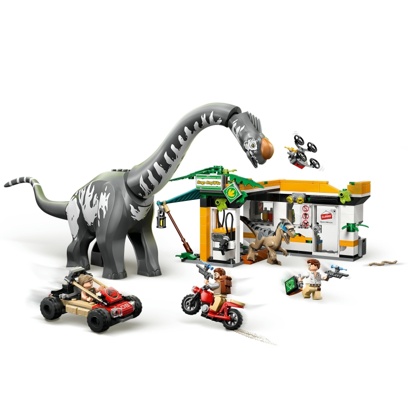 LEGO Misión de Seguimiento Raptor y Titanosaurus