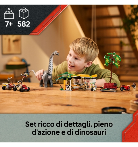 LEGO Misión de Seguimiento Raptor y Titanosaurus